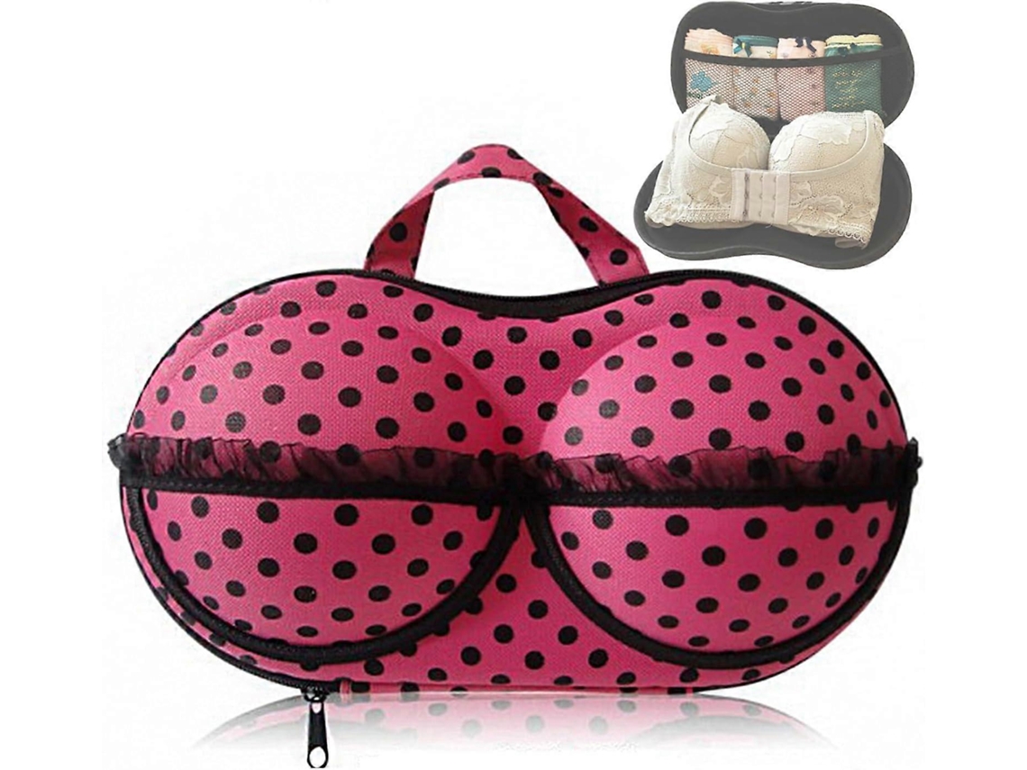 Bolsa Organizadora De Viagem Para Sutiãs E Calcinhas Com Zíper, Portátil, Com Tela De Malha