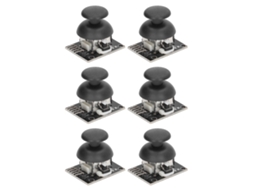 6 Conjuntos Módulo Controle Joystick Sensor Eixos X Y Duais Kit Substituição Ky-023