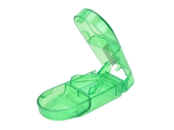 Unidade Mini Caixa Portátil Útil Para Armazenamento De Medicamentos, Porta Comprimidos Com Divisórias, Estojo Pílulas, 3 Cores Aquaforge