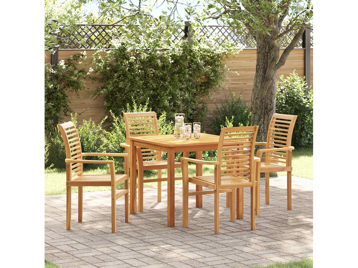 Vidaxl Cadeira De Jantar 4 Pcs Castanho 62 X 55 X 94 Cm