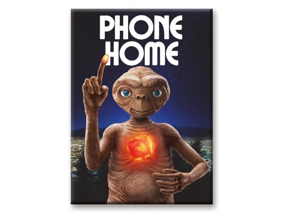 Imã Decorativo - Aquarius - Telefone Casa E.t. - Tema E.t. - Misturado - 6,3x8,9 Cm