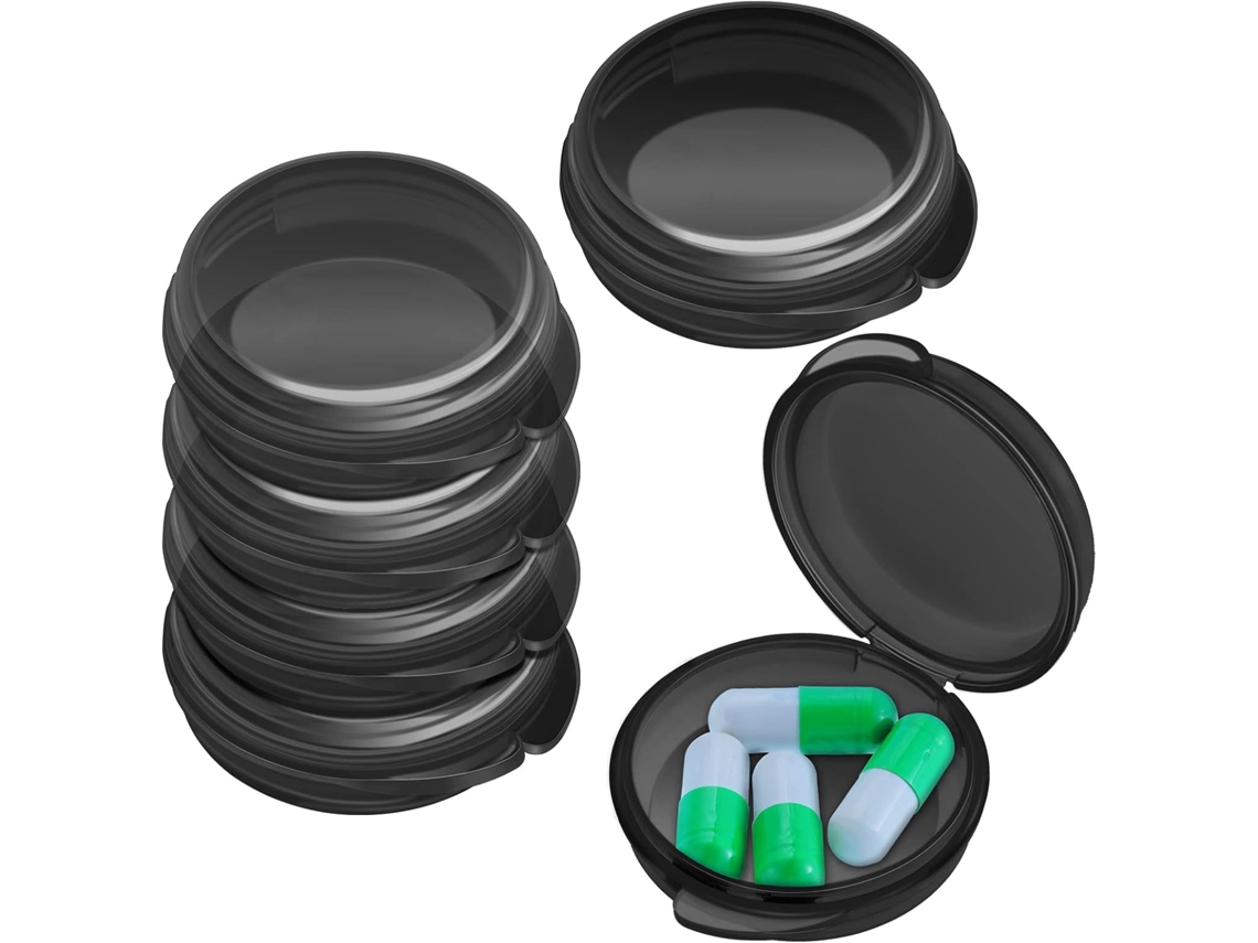 Porta Comprimidos Pequeno, De Viagem Portátil Para Uso Diário, Mini Bolso/bolsa, Caixa Armazenamento Medicamentos. Aquaforge