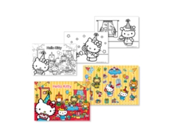 Livro de colorir A4 Party Hello Kitty