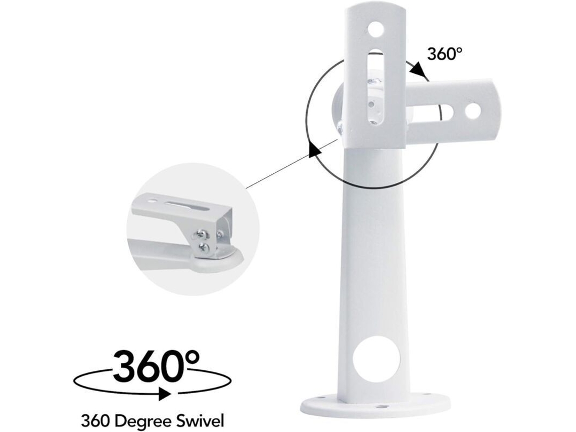 Suporte De Parede Mini Para Projetor Pcs. Parafuso M4 6, 3 A 7, 87 Polegadas. Rotação De 360°. Inclinação 60° Para Câmera/projetor/webcam
