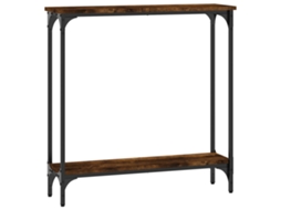 Console Table, Console Tables Vidaxl Marrom Madeira Processada (n/a)