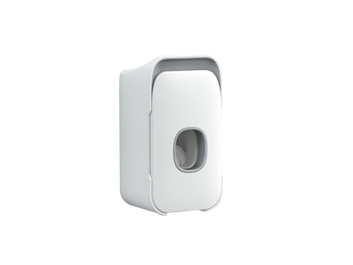 Dispensadora Automática de Creme Dental com Suporte para Escova de Dentes Parede Mãos Livres Banheiro S/MARCA