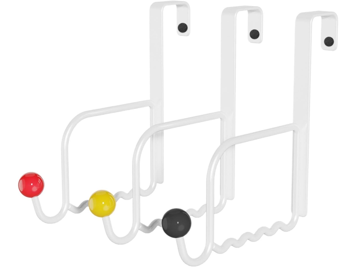 Cabides De Porta Para Casacos E Vestidos Cabideiro De Ferro Com Ganchos Para Toalhas E Contas Gokoco