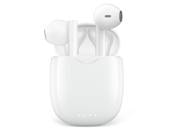 Fones De Ouvido Sem Fio Com Mic Touch Bluetooth 5.1 Ipx6 À Prova Dágua 30 Horas De Reprodução, Office Para Android/ios (branco)