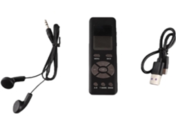 Huiop Gravador Vocal, Redução Ruído Inteligente Microfone, Leitura Na Boca Ab Alta Fidelidade, Mp3, 2 Canais