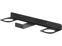Suporte De Parede Metálico Permanente Para Headsets E Controles Solução Armazenamento Compacta Com Anéis Silicone
