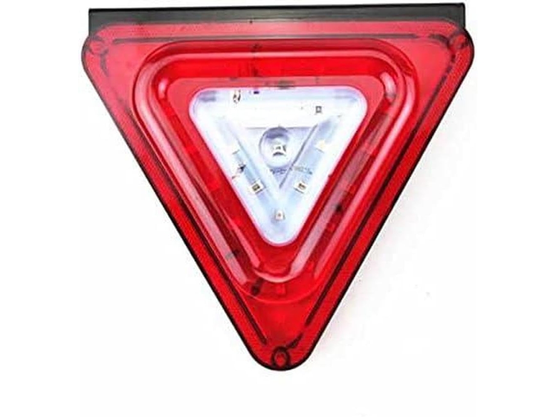 Luz Estroboscópica Triangular Riloer 24v, Farol De Sinalização Emergência, À Prova D Água, Universal, Compatível Com