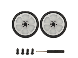 2pcs Luzes de Segurança para Carrinho de Bebê com 3 Modos Led Bateria Aa para Bicicleta e Veículos Infantis | S/MARCA