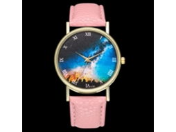Relógio Star Lady Star Masculino Jovem Tendência Quartzo Rosa T123-a