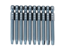 Conjunto De 10 Brocas De Parafusadeira De Cabeça Quadrada S2 Aço, 6,3mm 1/4" Cabo Hexagonal, 65mm