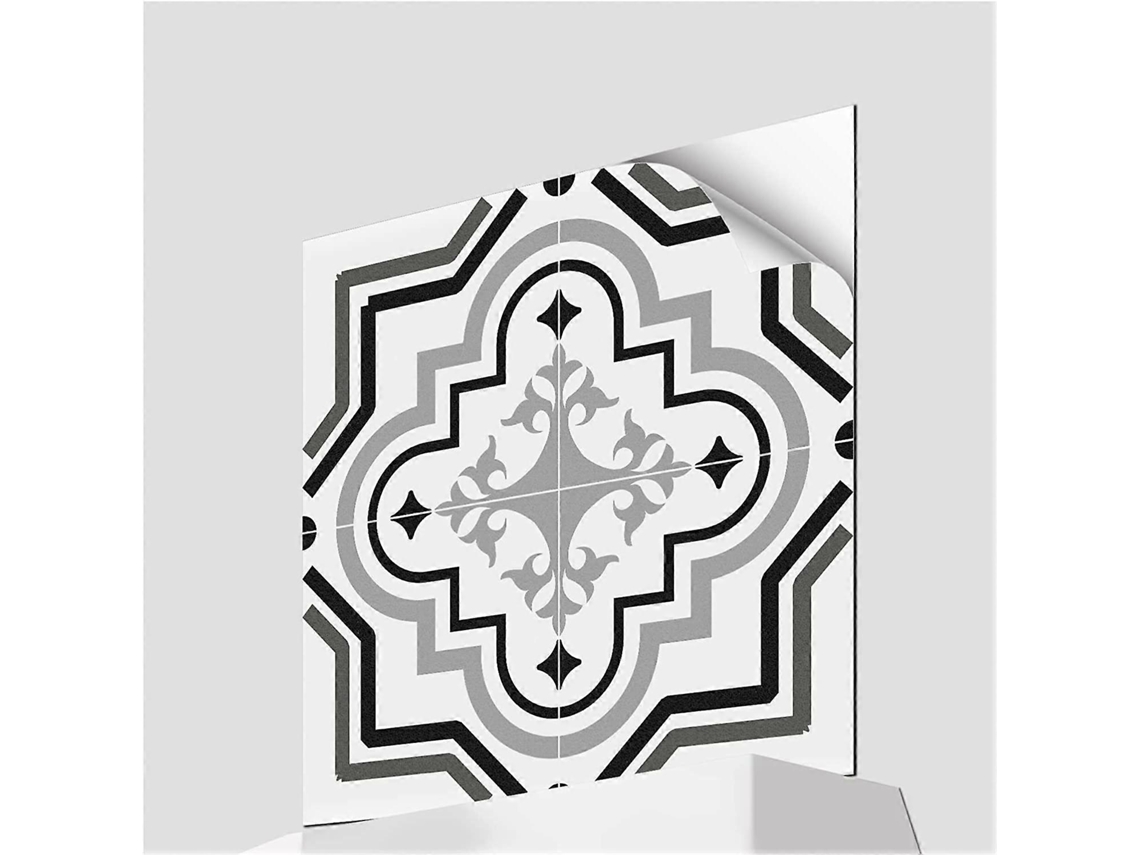 Rebe stickers de Piso de Baldosas Tradicionales Autoadhesivos Pe Espuma 3d Impermeables 5 Piezas 30x30cm