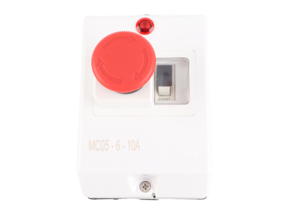 Protetor de Motor com Botão de Emergência 6‑10A 230/240V Veloriskku
