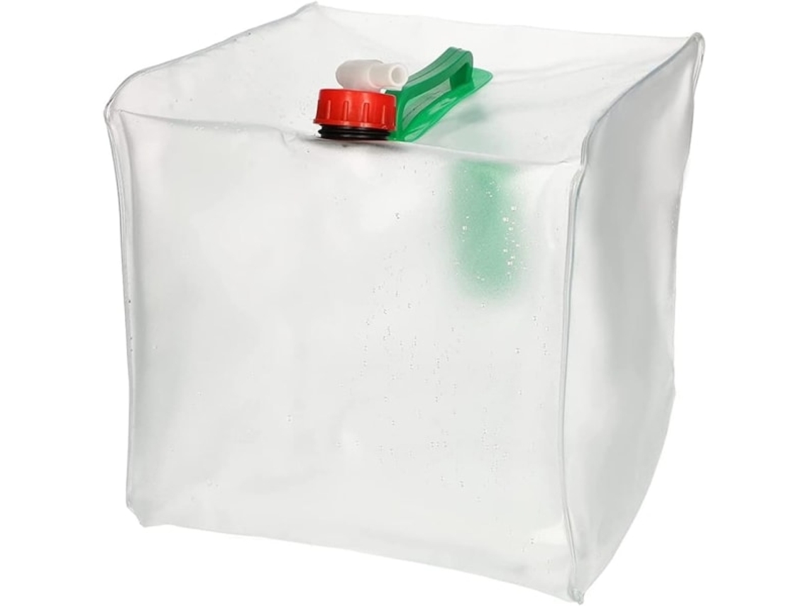 Lurelia Recipiente De Água Dobrável 4 Peças 10l Transparente Plástico Torneira Sem Bpa Portátil Campismo