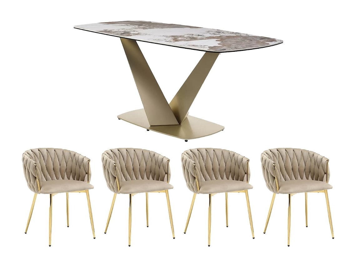 Conjunto Mesa E Cadeiras Porelima