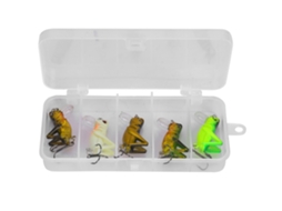 Conjunto Isca Inseto Grilo Peixe 5pcs Anzol Triplo