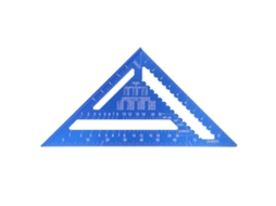 Régua Triangular Ângulo 45° 12in Liga De Alumínio Ferramenta Medição Carpintaria Layout Gauge