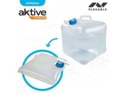 Bidon de Água Dobrável Camping Transparenteaktive