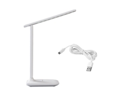 Lâmpada de Mesa Led com Proteção para Olhos Carregamento Usb Interruptor Táctil Plegável para Estudo