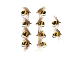 10 Peças Isca Artificia De Vespa Macia Para Pesca Com Mosca Bionica Para Truta