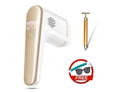 Depilador A Laser 3 Em 1 Ipl Para Remoção De Pelos, Ideal Para Homens E Mulheres, Com Lâmina Para Tratamento De Acne E Aparador De Pelos Para A Á