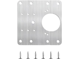 Kit De Reparo Dobradiças Com 20 40 60 Peças Para Armários E Portas Cozinha Furos Suportes Fixação Plana