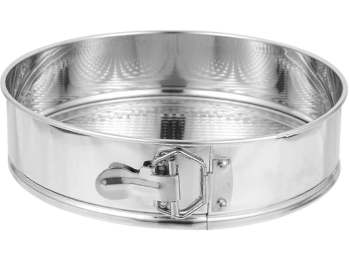 Forma De Bolo Redonda De Aço Inoxidável De 25 Cm (10 Polegadas) Com Fundo Removível - Yvan
