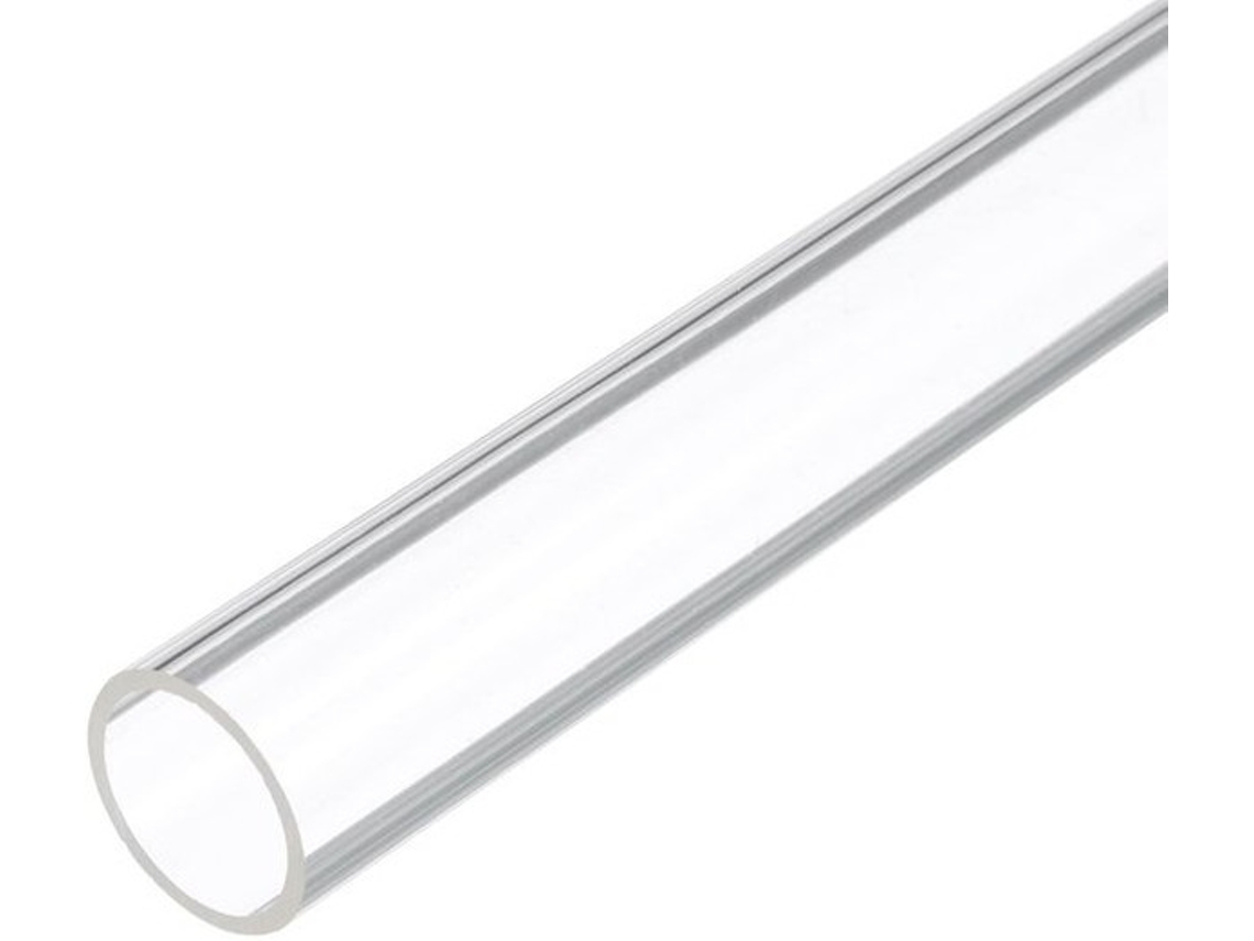 Opção Sólida - Tubos De Acrílico 10 Polegadas - Tubo De Plástico Transparente - 21 Mm X 25 Mm - Água - Iluminação - Durável E Resistente À Intempérie
