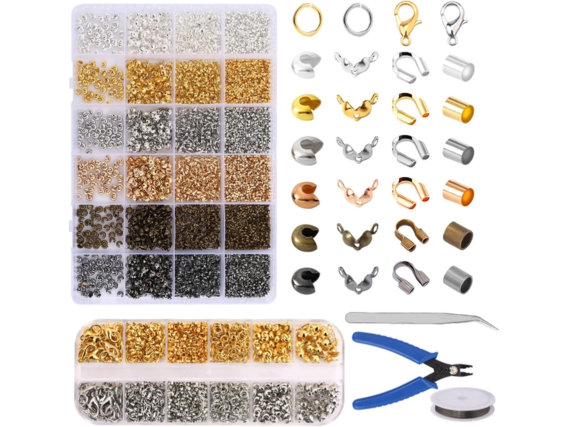 Contas Espaçadoras De Metal Galvanizado Em 6 Cores Para Artesanato Profissional.