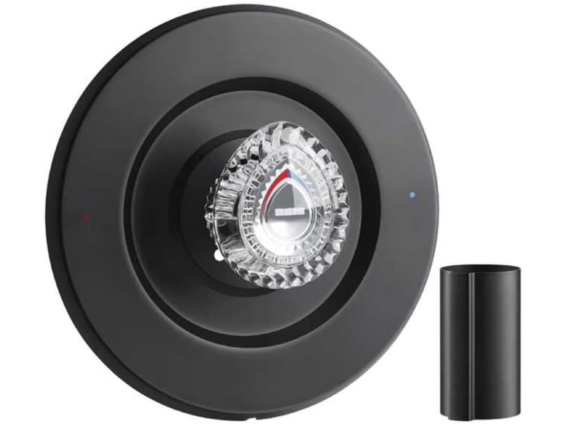 Kit De Acabamento Para Chuveiro T470 1225, Preto Fosco, Fácil Instalação Para