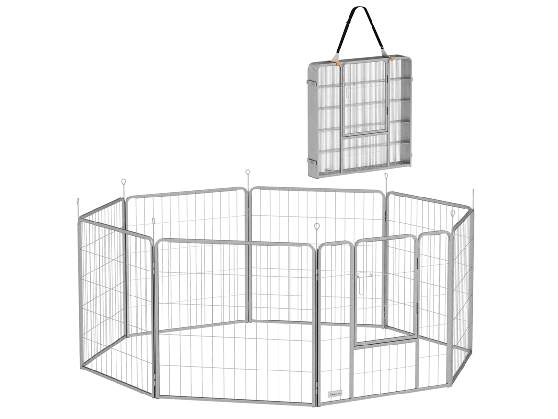 Terrário Pets. para Cerca para Cães. Playground para Pets. Flexível e Adaptável. Aço Inoxidável