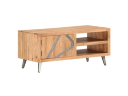 Vidaxl Mesa De Centro 90x45x40 Cm Madeira De Acácia Maciça
