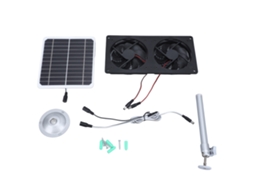 Kit de Ventilador Solar 20w com Painéis PRATO