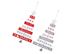 2Pcs Pingente de Madeira ALLINLESS