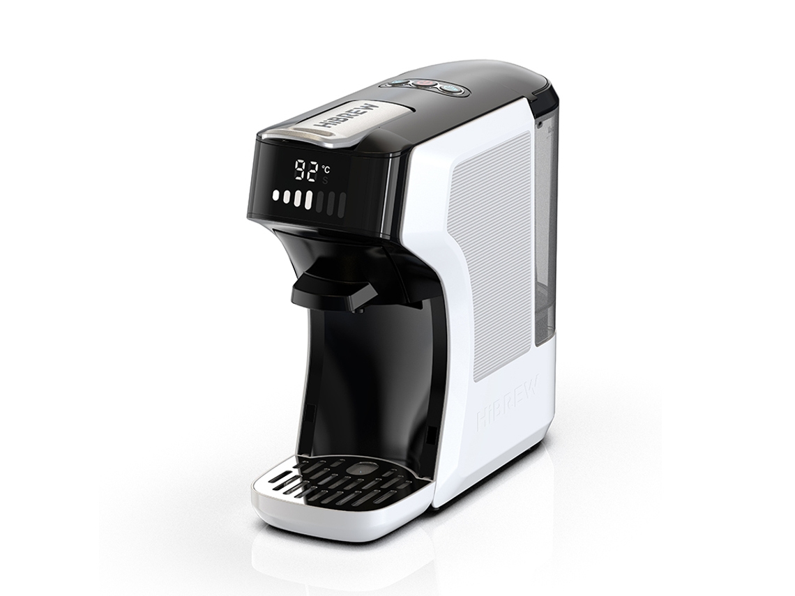 H1c 20 Bar Máquina De Café Expresso Monodose 5 Em 1 ,para Nespresso Original/dolce Gusto/lavazza Mio/lor/café Em Pó E Envelopes De Pó,branco Hibrew