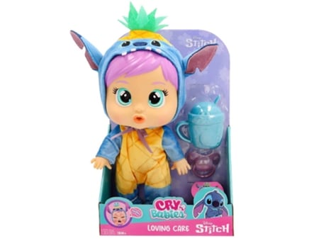 Boneco Bebé Stitch Cry Babies