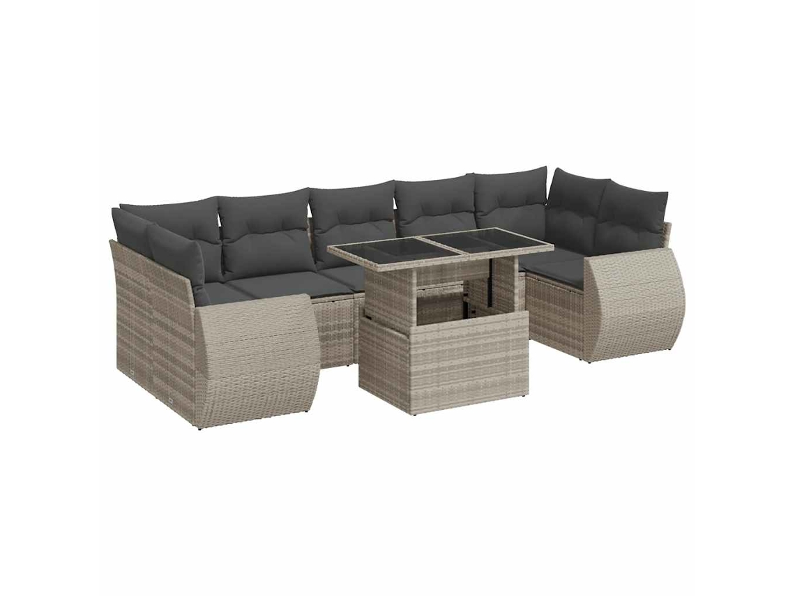 Garden Sofa Set, Garden Sofa Sets Vidaxl Cinzeto Rattan / Vime (n/a)