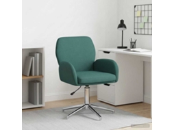 Vidaxl Cadeira De Escritório Giratória 54 X 58 X 90 Cm Verde-escuro