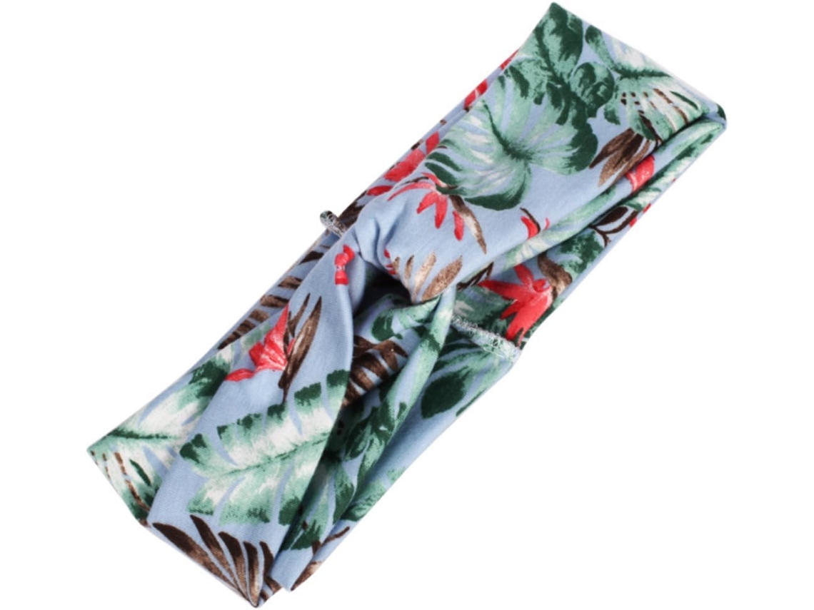 Conjunto De 4 Faixas De Cabeça Elásticas Com Estampa Floral Para Ioga E Corrida. Acessórios Para Esportes.