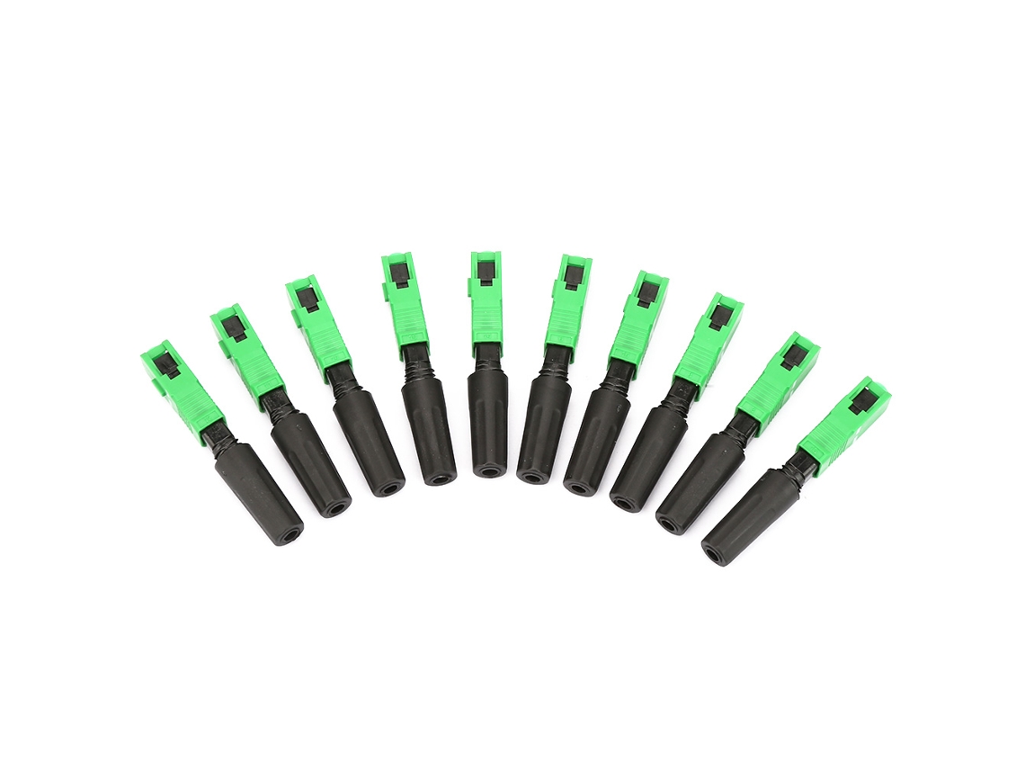 Laxiscreed Conector De Fibra Sc/apc De Montagem Rápida Para Ftth – Pack De 100 Unidades
