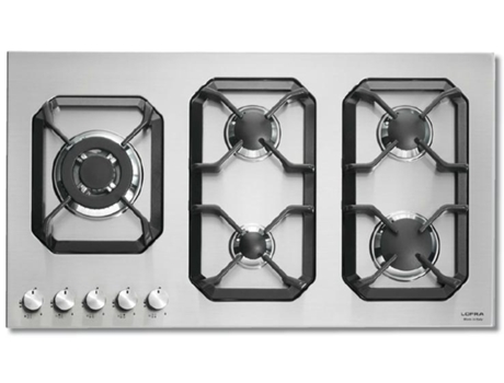 Placa de Gás LOFRA HLS9B0 (89.8 cm - Inox)