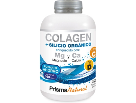 Suplemento Alimentar PRISMA NATURAL Colageno + Silicio Organico 360 Comprimidos