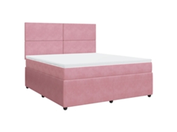 Box Spring Bed, Box Spring Beds Vidaxl Cor-de-rosa Veludo (180 X 200 Cm)