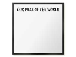 Magnetic Board For Wall Our Piece Of The World For The Bedroom Espelharte (50x50 Cm)