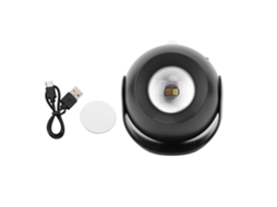 Luz Noturna com Sensor de Movimento Recarregável USB 3 Modos Rotativos | S/MARCA