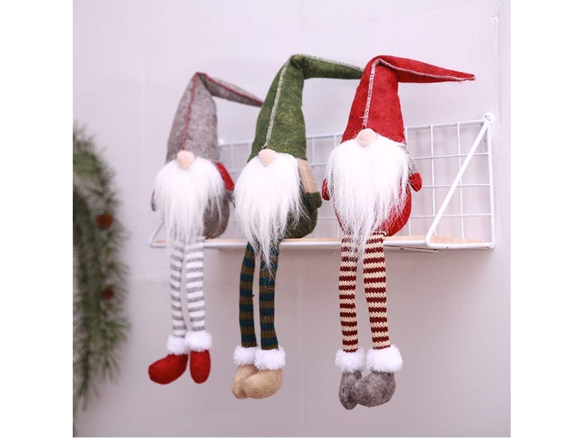 Bonecos de pelúcia de Natal, 3 peças, gnomos Tomte NOVA LINE