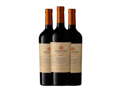 Vinho SALENTEIN Barrel Selection Malbec Valle de Uco (0.75 L - 3 Unidades)